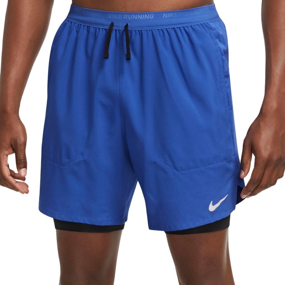 Nike Mens Dri-FIT Stride 2-in-1 7 Shorts